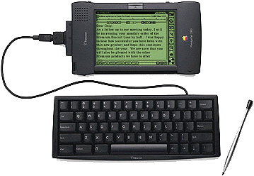 Newton Message Pad 2000 with optional keyboard.