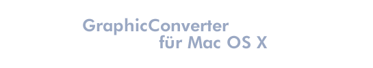 GraphicConverter für Mac OS X der Lemke Software GmbH